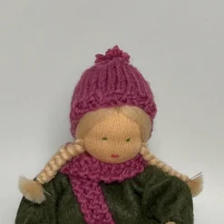 Laternenmädchen grün- Jahreszeitentisch - Blumenkind - Herbst