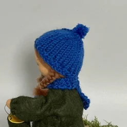 Laternenmädchen grün- Jahreszeitentisch - Blumenkind - Herbst