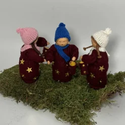 Laternenmädchen rot - Jahreszeitentisch - Blumenkind - Herbst