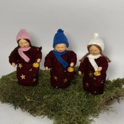 Laternenmädchen rot - Jahreszeitentisch - Blumenkind - Herbst