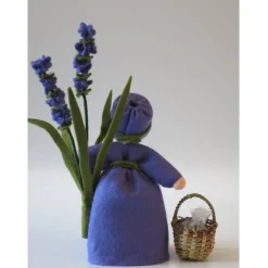 Lavendel Mädchen - Blumenkind - Jahreszeitentisch - Waldorf Art - Art.Nr.SO29