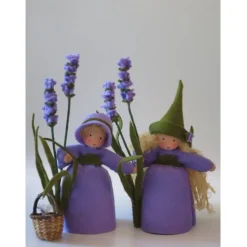 Lavendel Mädchen - Blumenkind - Jahreszeitentisch - Waldorf Art - Art.Nr.SO29