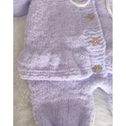 „Lavendeltraum – Zauberhaftes Baby-Set für kleine Prinzessinnen“ (Größe 62/68)