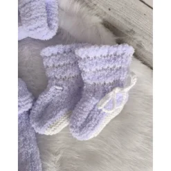 „Lavendeltraum – Zauberhaftes Baby-Set für kleine Prinzessinnen“ (Größe 62/68)