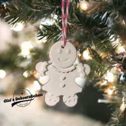 Lebkuchenfrau, Keramik Weihnachten, Christbaumschmuck, Wohndeko