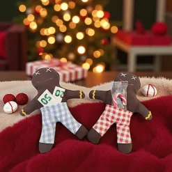 Lebkuchenmännchen mit befüllbaren Hosen in rot oder blau