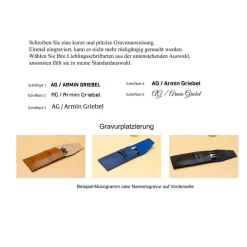 Leder Stifthülle. Personalisiertes Stifteetui. Monogram Stifteetui. Gravur Stifteetui. Monogramm-Federtasche. Bleistifth