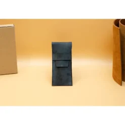 Leder Stifthülle. Personalisiertes Stifteetui. Monogram Stifteetui. Gravur Stifteetui. Monogramm-Federtasche. Bleistifth