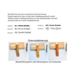 Lederetui für einen Kugelschreiber mit Gravur. Personalisiertes Stiftetui aus Leder. Leder Stifthülle mit Namen Gravur.G