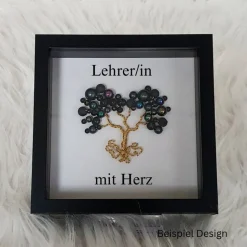 Lehrerabschied/ Mini Perlenbaum Geschenk/ Schulabschied /Erinnerungsgeschenk als Drahtbaum/ Lehrergeschenk