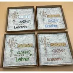 LehrerInnen, ErzieherInnen Geschenk, Geldgeschenk, Geschenkbox, Gutscheinbox, .., DANKE Geschenk...