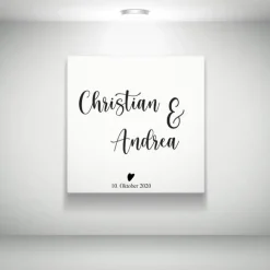 Leinwand als Familien oder Partnerschaftsbild *handmade* versch. Dessins und Größen möglich