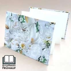 Leporello Fotoalbum Hochzeitsstrauß 11x16cm Querformat Personalisierbar