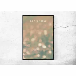 Lettering Poster mit dem Schriftzug 