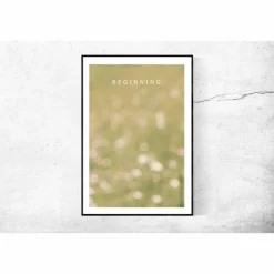 Lettering Poster mit dem Schriftzug 