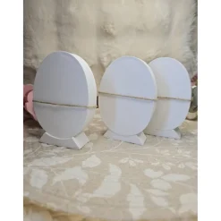 Leuchtendes Osterei aus Raysin – Handgemachte Frühlingsdeko mit LED-Licht