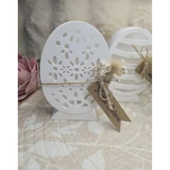 Leuchtendes Osterei aus Raysin – Handgemachte Frühlingsdeko mit LED-Licht