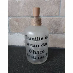 Leuchtflasche LED Familie Chaos