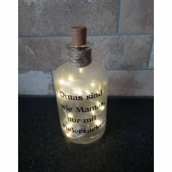 Leuchtflasche LED Oma Puderzucker