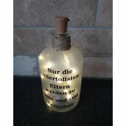 Leuchtflasche LED Oma und Opa