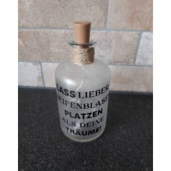 Leuchtflasche LED Seifenblasen Träume