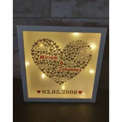 Leuchtrahmen "Liebe"