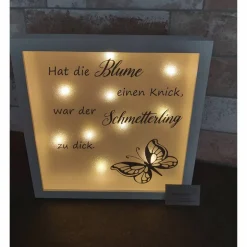 Leuchtrahmen "Schmetterling"
