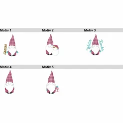 Lichtbeutel mit Gnom, verschiedene Motive, Tischdekoration, Dekoration, Lichterbeutel, Zwerg, Gnome, Winterzeit