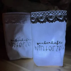 Lichterbeutel zauberhafte Winterzeit