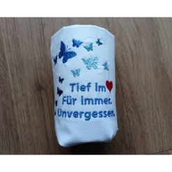 Lichtersäckchen, Trauerlicht, Erinnerungslicht - Tief im Herzen. Für immer. Unvergessen - Gedenklicht,