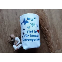 Lichtersäckchen, Trauerlicht, Erinnerungslicht - Tief im Herzen. Für immer. Unvergessen - Gedenklicht,