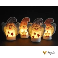 Lichterwichtel Päärchen (2 Stück) - Stickfarbe individualisierbar