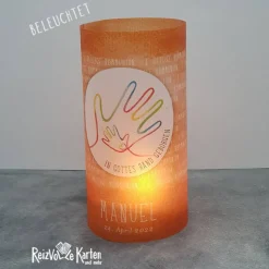 Lichthülle zur Kommunion - In Gottes Hand geborgen