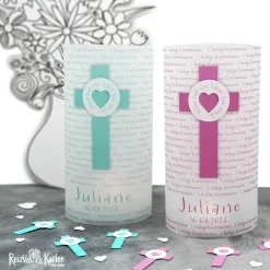 Lichthülle zur Kommunion - Jesus hat ein Herz für mich