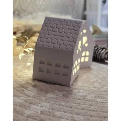 Lichthäuser  – romantische Teelichthalter in Weiß für gemütliche Deko