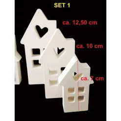 Lichthäuser,  Keramik, Skandi Deko, Auswahl