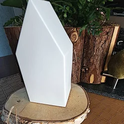 Lichthäuser Weiß Modern Nordisch – Handgemachte Keramik Deko Häuser in 5 Varianten