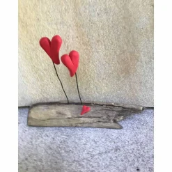 Liebe auf Treibholz, Herzen auf Schwemmholz