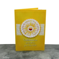 Liederheft Cover/Umschlag Kommunion Sonne 