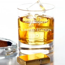 Limited Edition Name und Jahrgang Glas graviert personalisiert