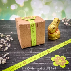 Lindt Osterhase Geschenkschachtel - Ostergeschenk, Mitbringsel, Ostern, Gastgeschenk, Osterdeko, personalisiert.