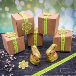 Lindt Osterhase Geschenkschachtel - Ostergeschenk, Mitbringsel, Ostern, Gastgeschenk, Osterdeko, personalisiert.
