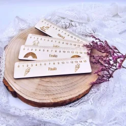 Lineal mit Namen | Geschenk Schulanfang | Mitgebsel Kindergeburtstag | personalisiertes Geschenk | Schulkind 2024