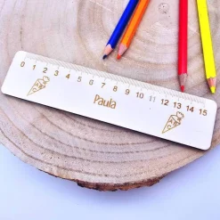Lineal mit Namen | Geschenk Schulanfang | Mitgebsel Kindergeburtstag | personalisiertes Geschenk | Schulkind 2024