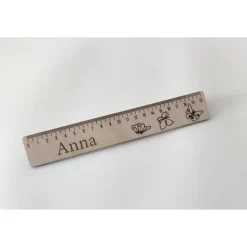 Lineal mit Namen Holzlineal Schule Einschulung Schulkind verschiedene Motive