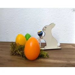 Lolli-Halter Osterhase aus Holz
