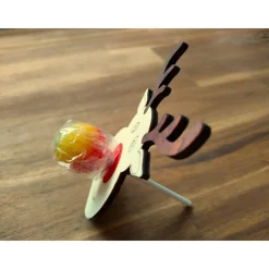 Lolli-Halter „Rentier“ / Lutscher-Halter