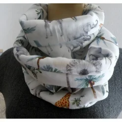 Loopschal / Loop / Schal /  Safari -  Style " Wild and Free " / Musselin Double Gauze glatt