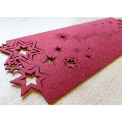 Läufer, Tischläufer, Weihnachten, Filz, Tischdeko, Tischset, Weihnachtsdeko, Weihnachtsgeschenk, Dekoration, Christmas