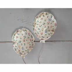 Luftballons aus Stoff weiß beige